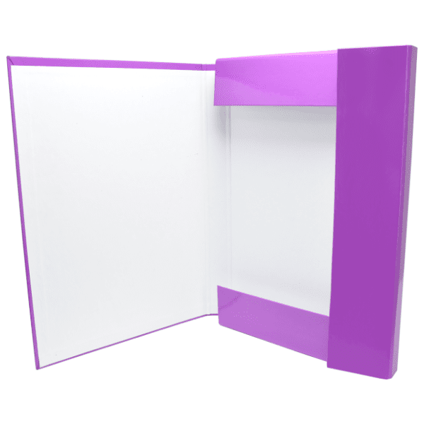 Fascikla sa gumom OPTIMUM 3D Box lila 1