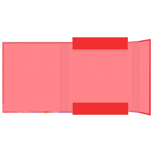 Fascikla sa gumom OPTIMUM 3D Box love is all crvena 1