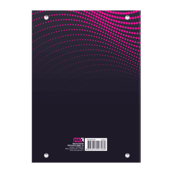 Fascikla sa gumom OPTIMUM 3D Max pink 1