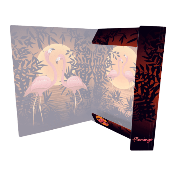 Fascikla sa gumom OPTIMUM Lux Flamingo 1