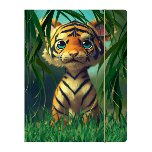 Fascikla sa gumom OPTIMUM Lux tiger 0