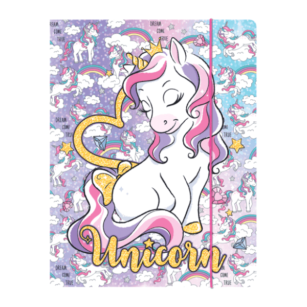 Fascikla sa gumom OPTIMUM Lux unicorn 0