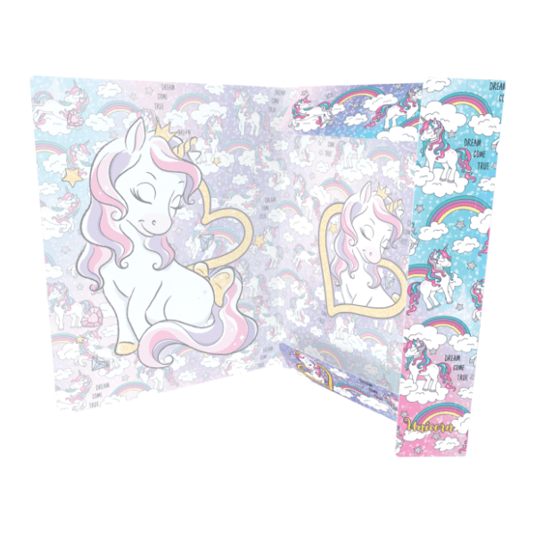 Fascikla sa gumom OPTIMUM Lux unicorn 1