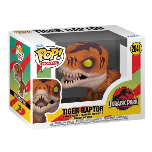 Figura Jurassic Park S3 Tiger Raptor FUNKO 0