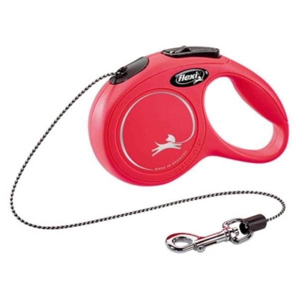 FLEXI New classic cord povodac za mačke XS 3m crveni 0