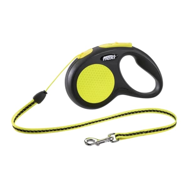 FLEXI New neon cord povodac XS 3m 0