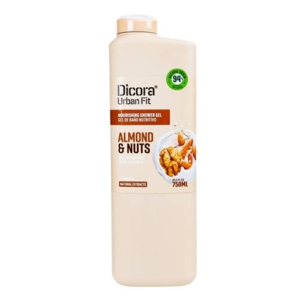 Gel za tuširanje DICORA urban fit vitamin B badem i orah 750ml 0