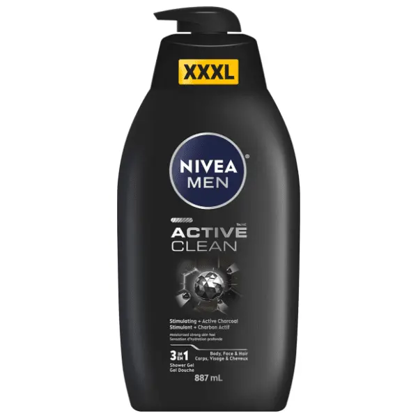 Gel za tuširanje NIVEA Active clean 887ml 0