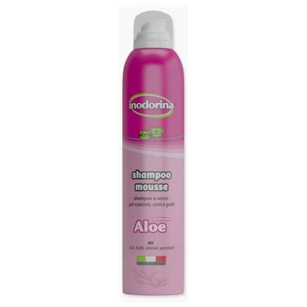 INDORINA Mousse secco aloe vera šampon za suvo pranje 300ml 0