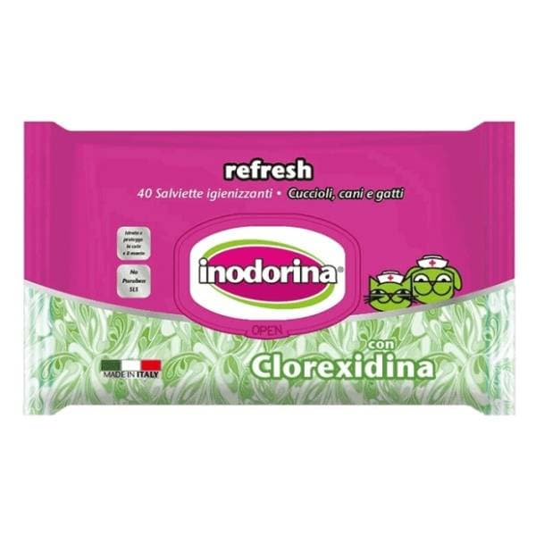 INODORINA Refresh chlorhexidine vlažne maramice 40kom 0