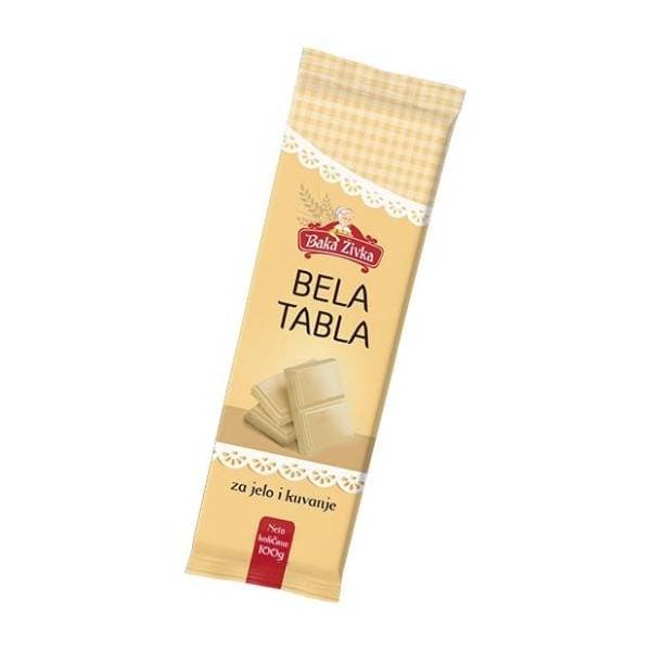 Kakao tabla BAKA ŽIVKA bela 100g 0
