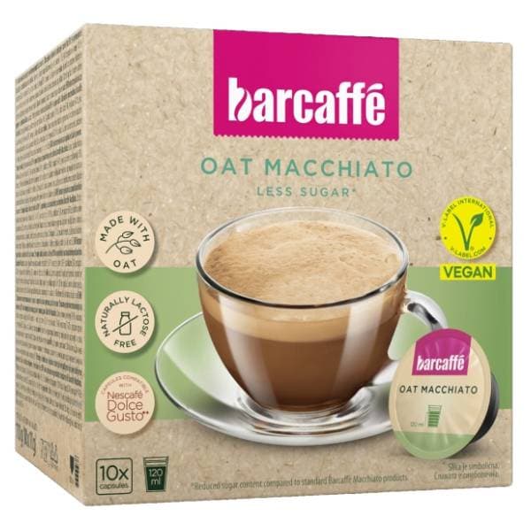 Kapsule BARCAFFE oat macchiato 10kom 0