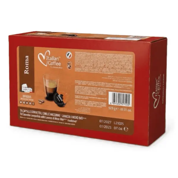 Kapsule ITALIAN COFFEE A Modo Mio Roma Espresso 70kom 0
