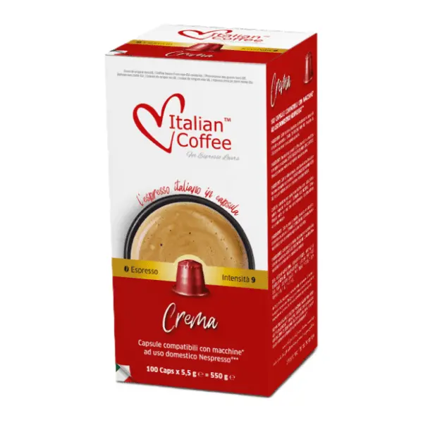Kapsule ITALIAN COFFEE Espresso Crema nespresso 100kom 0
