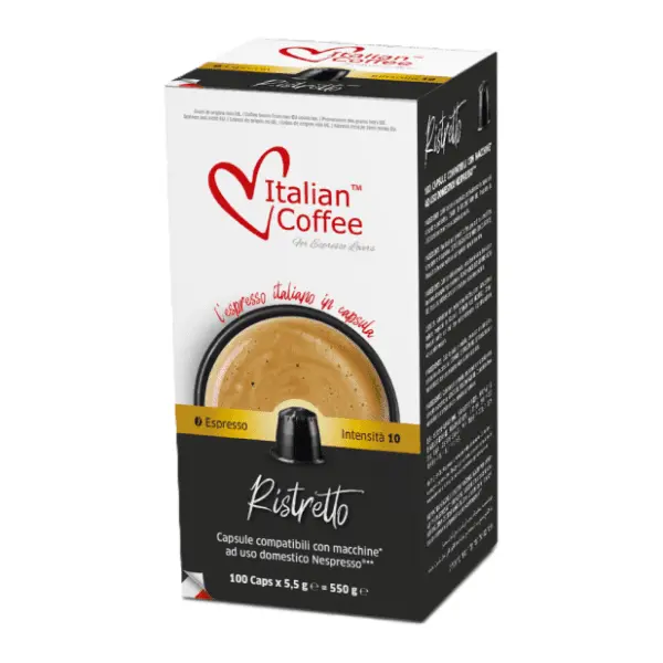 Kapsule ITALIAN COFFEE Espresso Ristretto nespresso 100kom 0