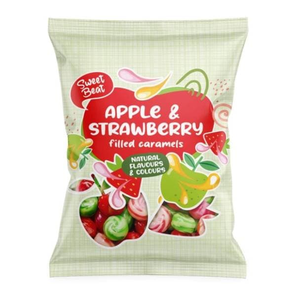Karamele SWEET BEAT jagoda i jabuka 90g 0