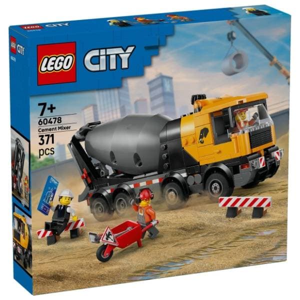 LEGO City mešalica za cement 60478 0