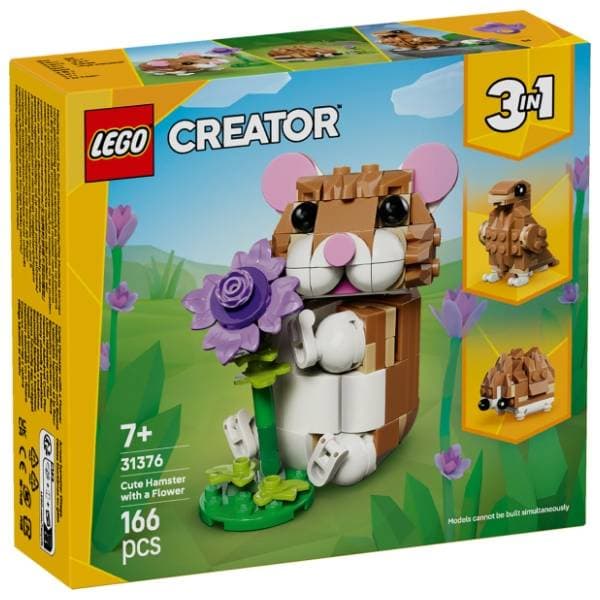 LEGO Creator 3in1 slatki hrčak sa cvetom 31376 0