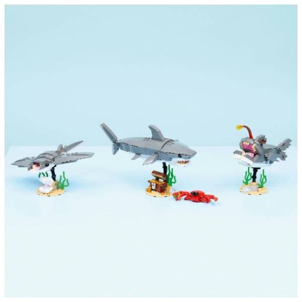 LEGO Creator 3u1 strašna ajkula i kovčeg sa blagom 31381 2