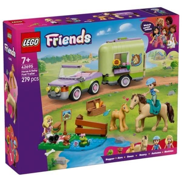LEGO Friends prikolica sa konjem i ždrebetom 42695 0