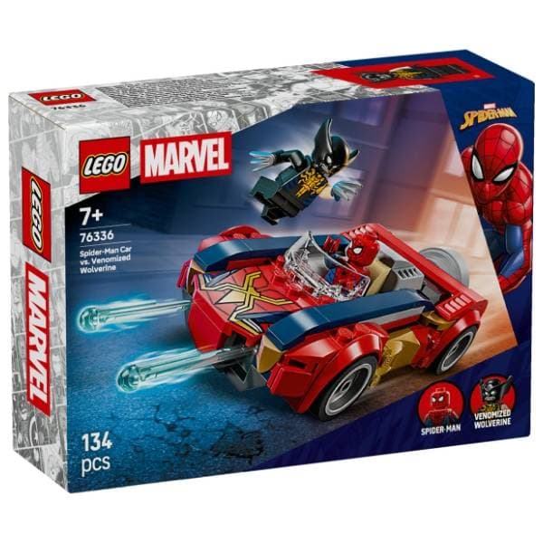 LEGO Marvel Spajdermenov auto protiv Vulverina 76336 0