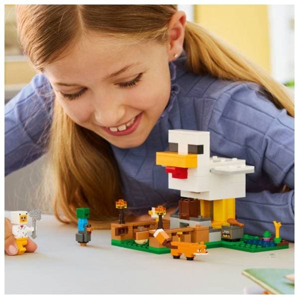 LEGO Minecraft farma pilića 21585 3