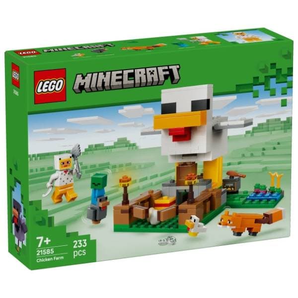 LEGO Minecraft farma pilića 21585 0