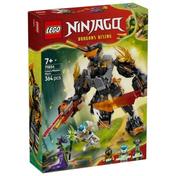 LEGO NINJAGO Kolov mek za misije i zmaj Zejn 71854 0