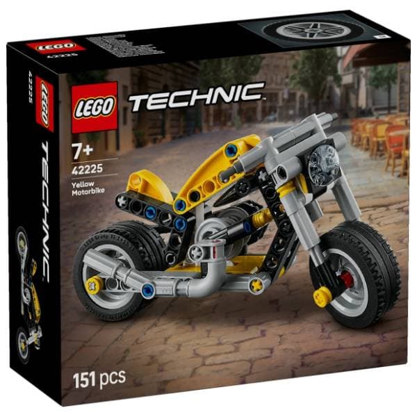 LEGO Technic žuti motocikl 42225 0