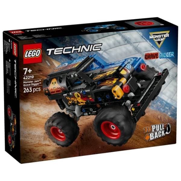 LEGO Tehnic Monster Jam Grave Digger vatra i led 42219 0