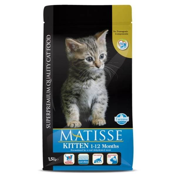 MATISSE Kitten hrana za mačke chicken & rice 1,5kg 0