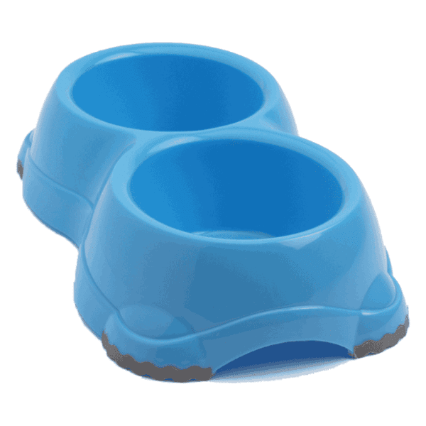 MODERNA Double smarty bowl medium dupla posuda plava 0