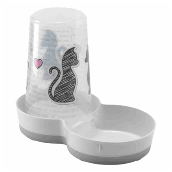 MODERNA Trendy store cats in love silos za hranu i vodu 1,5l 0
