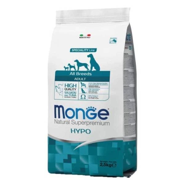 MONGE All breeds hypoallergenic hrana za pse losos tuna 2,5kg 0