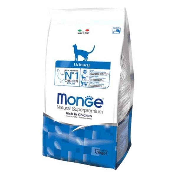 MONGE Urinary hrana za mačke piletina 1,5kg 0