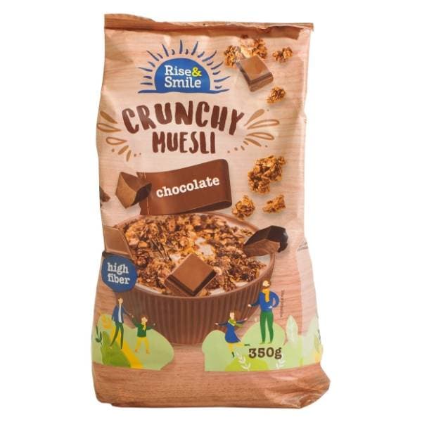 Musli RISE&SMILE Crunchy čokolada 350g 0