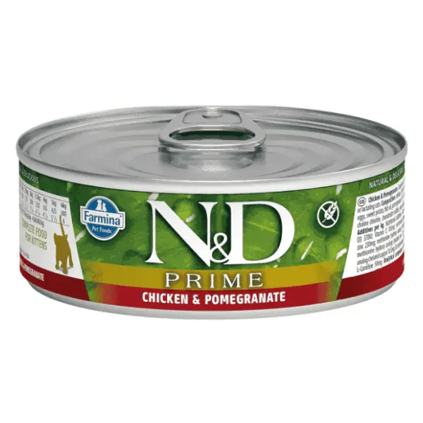 N&D Prime hrana za mačiće nar i piletina 80g 0