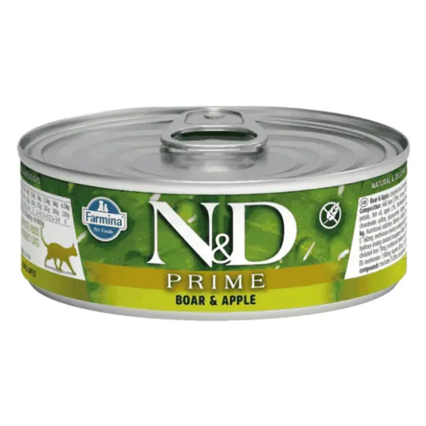 N&D Prime hrana za mačke jabuka i divlja svinja 70g 0