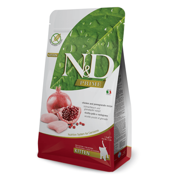 N&D Prime kitten hrana za mačiće piletina i nar 1,5kg 0