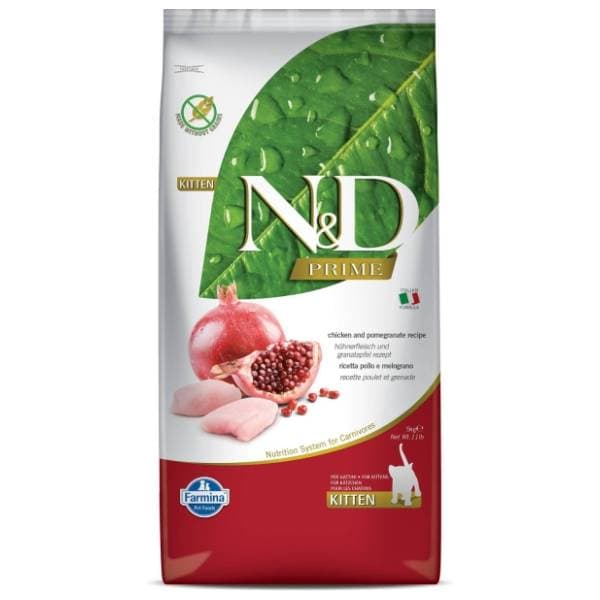 N&D Prime kitten hrana za mačiće piletina i nar 5kg 0
