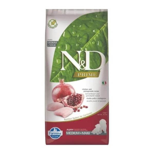 N&D Prime maxi puppy hrana za pse piletina i nar 12kg 0
