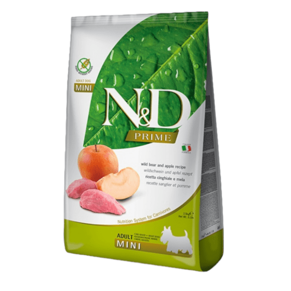 N&D Prime mini adult hrana za pse jabuka divlja svinja 7kg 0