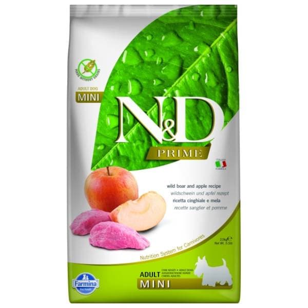 N&D Prime mini adult hrana za pse jabuka divlja svinja 800g 0