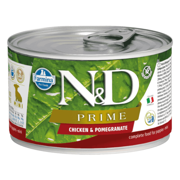 N&D Prime mini puppy hrana za štence nar i piletina 140g 0