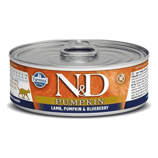 N&D Pumpkin hrana za mačke bundeva i jagnjetina 80g 0