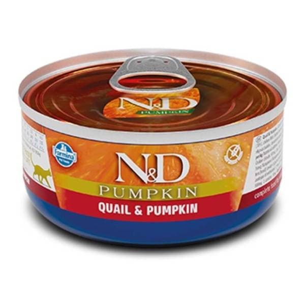 N&D Pumpkin hrana za mačke bundeva i prepelica 70g 0