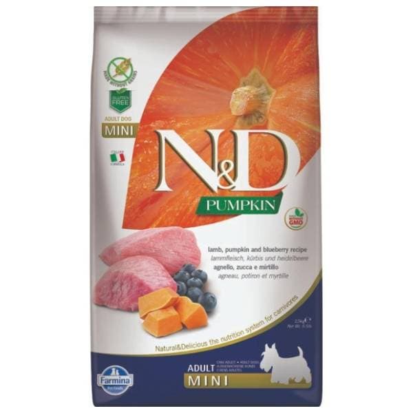 N&D Pumpkin mini adult hrana za pse bundeva i jagnjetina 7kg 0