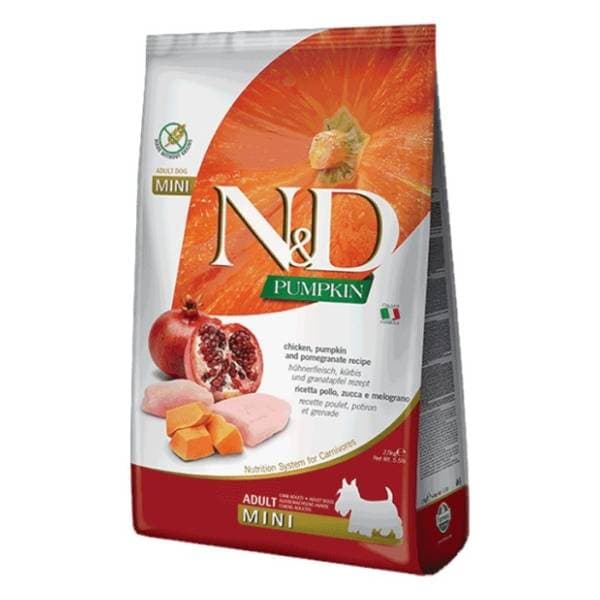 N&D Pumpkin mini adult hrana za pse piletina i nar 7kg 0