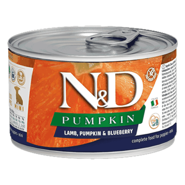 N&D Pumpkin mini puppy hrana za pse bundeva i jagnjetina 140g 0