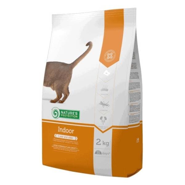 NATURE'S PROTECTION Indor adult hrana za mačke živina 2kg 0